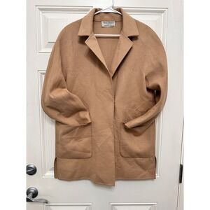 Renee Bassetti Roberto Avolio Camel Hair Wool Coat Italy Piacenza Life Tan 12